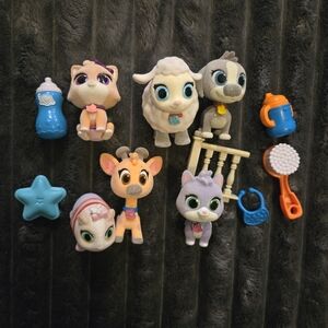 Cute Animal Figurine Set with Accessories